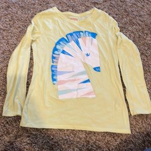 Cat & Jack size 10/12 excellent condition zebra long sleeve shirt cotton